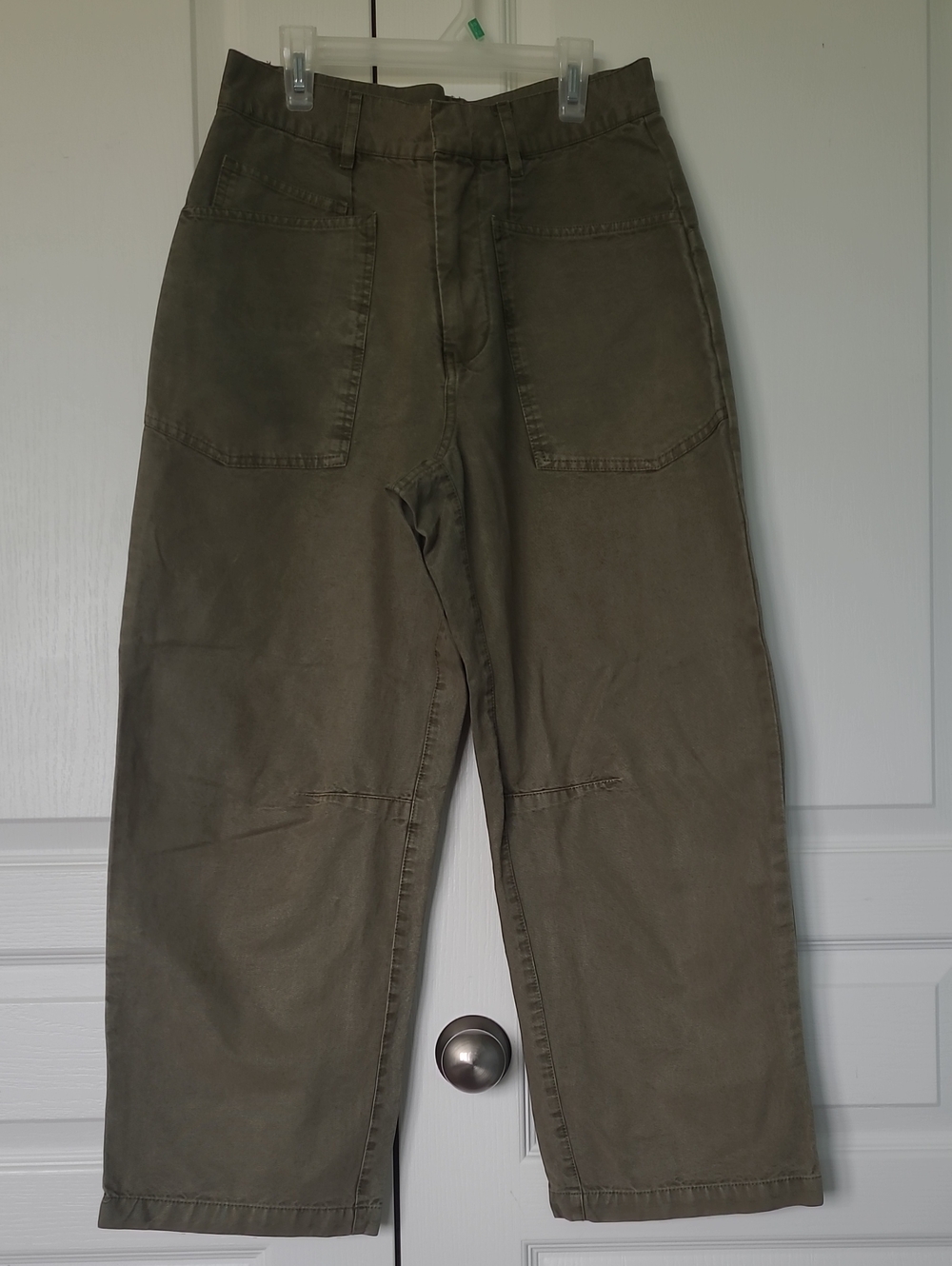 Lucky Brand Olive Green Cargo-Style Work Pants